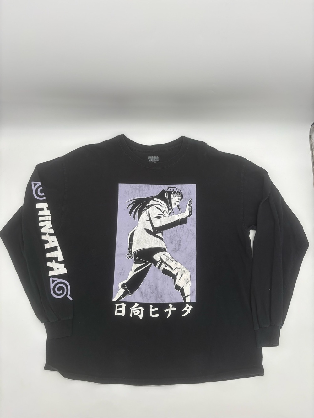 Naruto Shippuden Hinata Hyuga 20th Anniversary Long Sleeve Tee